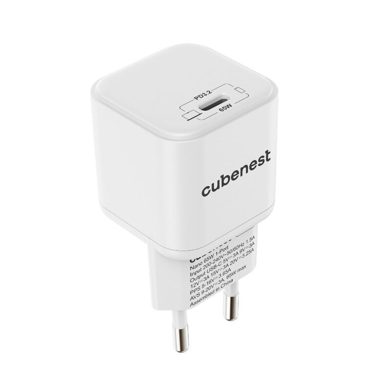 Cubenest PD GaN Nano adaptér USB-C 65W N1D65
