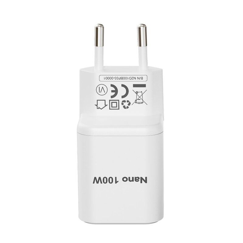Cubenest PD GaN Nano adaptér 2xUSB-C 100W N2D100