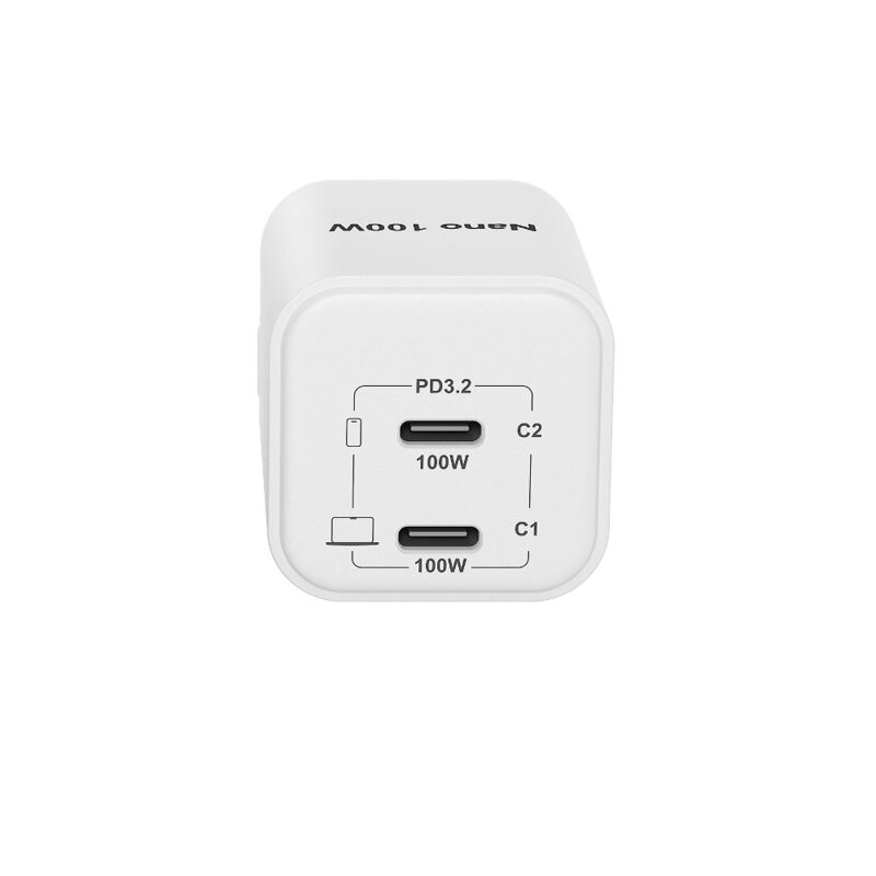 Cubenest PD GaN Nano adaptér 2xUSB-C 100W N2D100