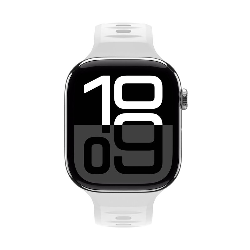 Cubenest Prémiový športový remienok na Apple Watch bielý