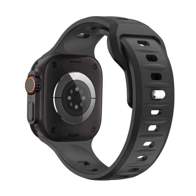Cubenest Prémiový športový remienok na Apple Watch čierný