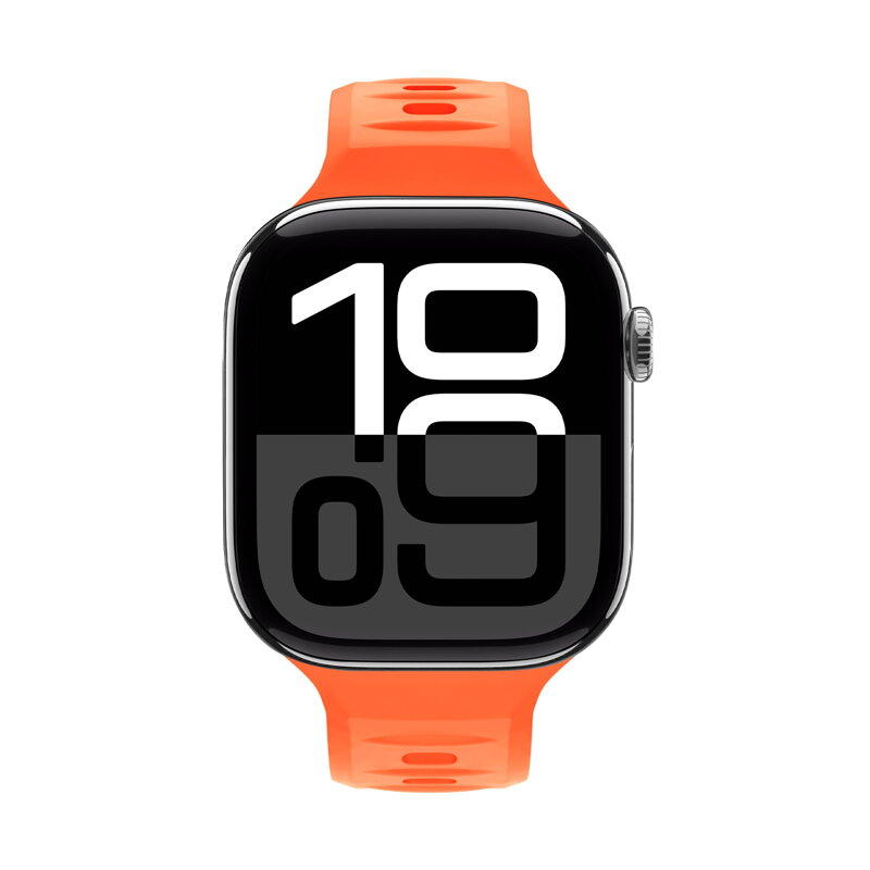 Cubenest Prémiový športový remienok na Apple Watch oranžový
