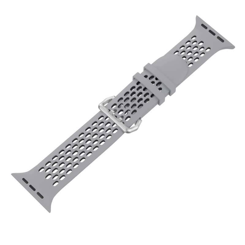 Športový remienok pre Apple Watch sivo-čierný