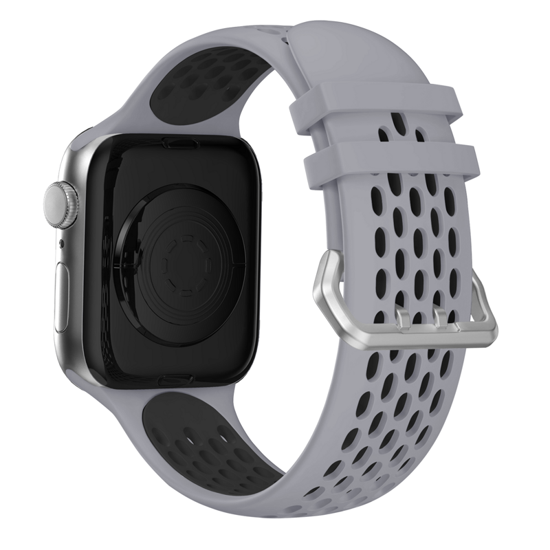 Športový remienok pre Apple Watch sivo-čierný