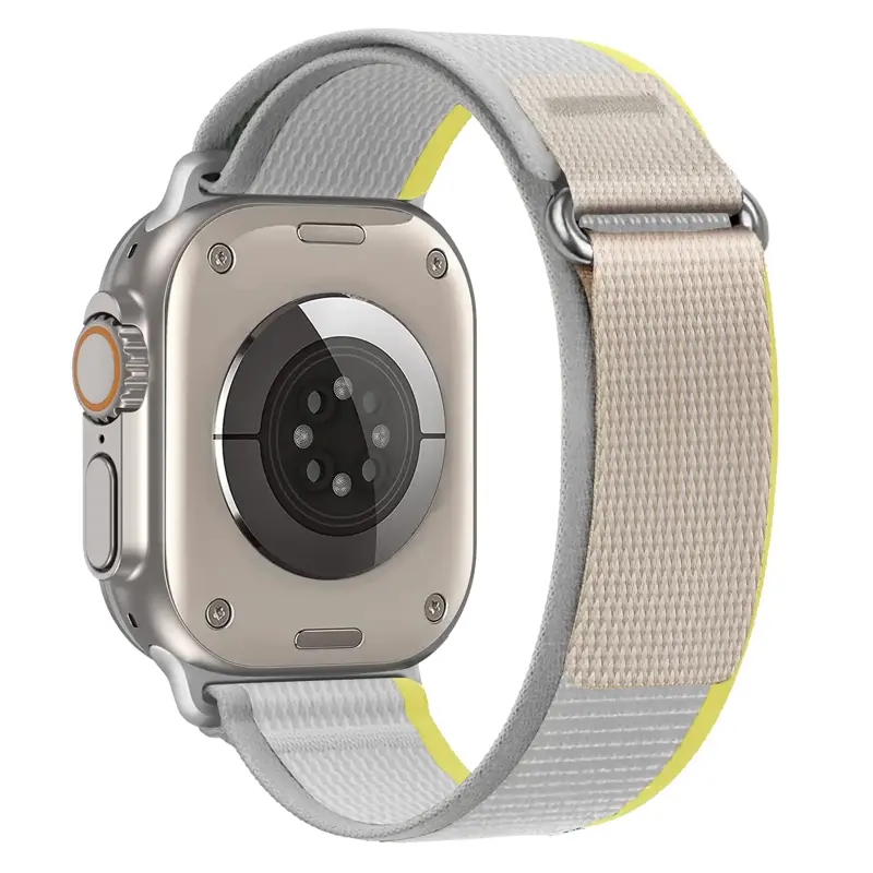 Remienok pre Apple Watch Trailový ťah žlto-sivý
