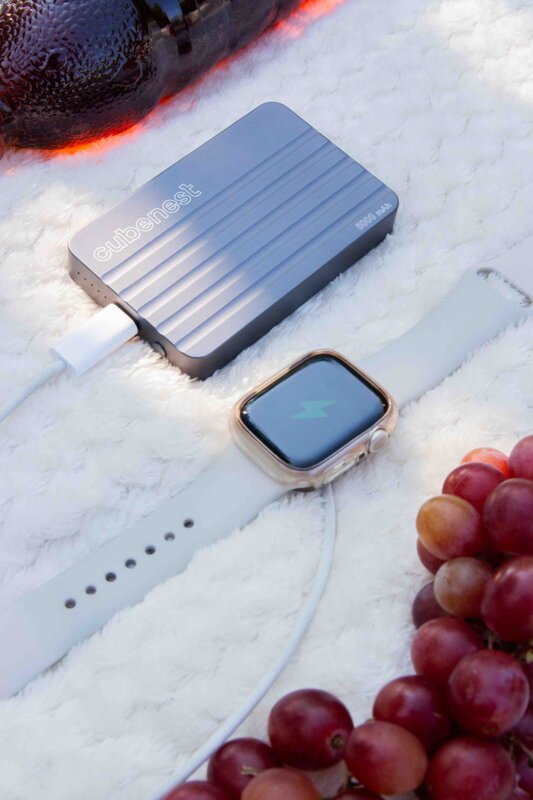 Cubenest Magnetická bezdrôtová powerbanka 5000 mAh S1B1 sivá