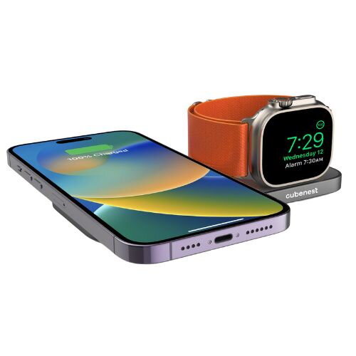 Cubenest 2v1 Skladacia bezdrôtová magnetická nabíjačka S211