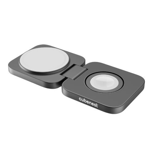 Cubenest 2v1 Skladacia bezdrôtová magnetická nabíjačka S211