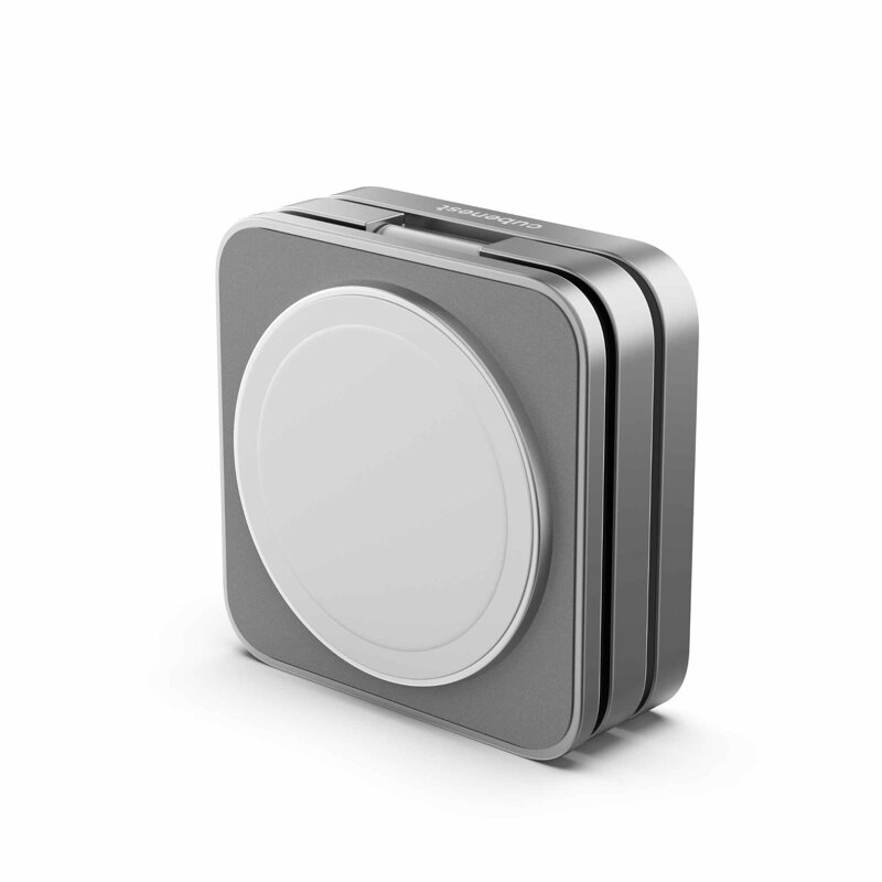 Cubenest 3v1 Skladacia bezdrôtová magnetická nabíjačka S312 Pro sivá