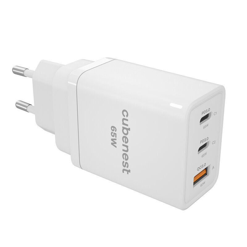 Cubenest Cestovná PD GaN Nabíjačka 65W S3D1