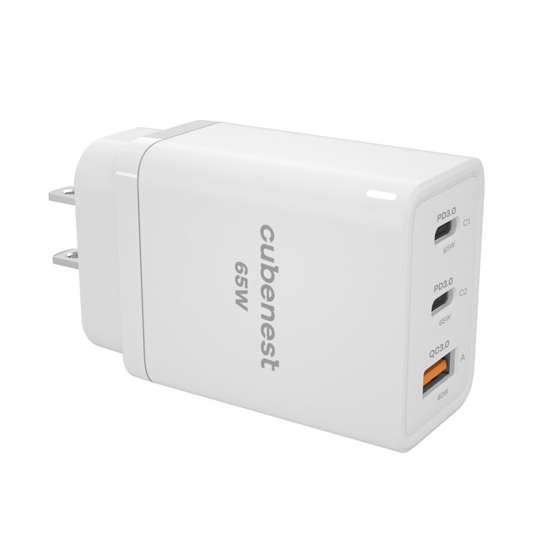 Cubenest Cestovná PD GaN Nabíjačka 65W S3D1