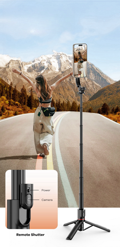 Cubenest Selfie tyč a Tripod s podporou MagSafe SLS01