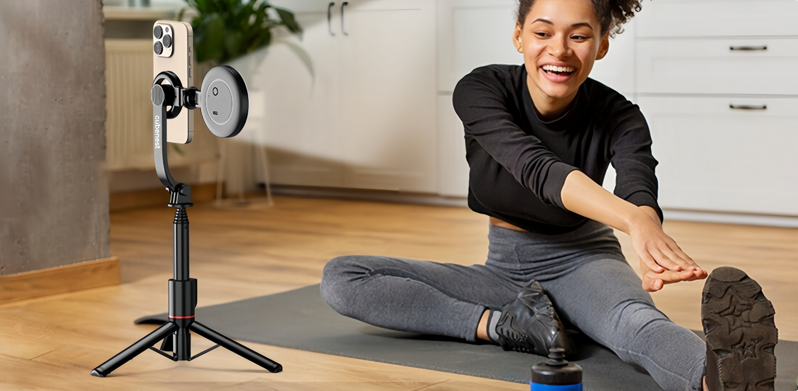 Cubenest Selfie tyč a Tripod s podporou MagSafe SLS01