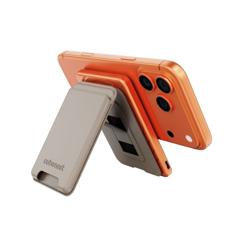 Cubenest Qi2 Magnetická bezdrôtová powerbanka SlimDual 5000 mAh SQ1B3D oranžová