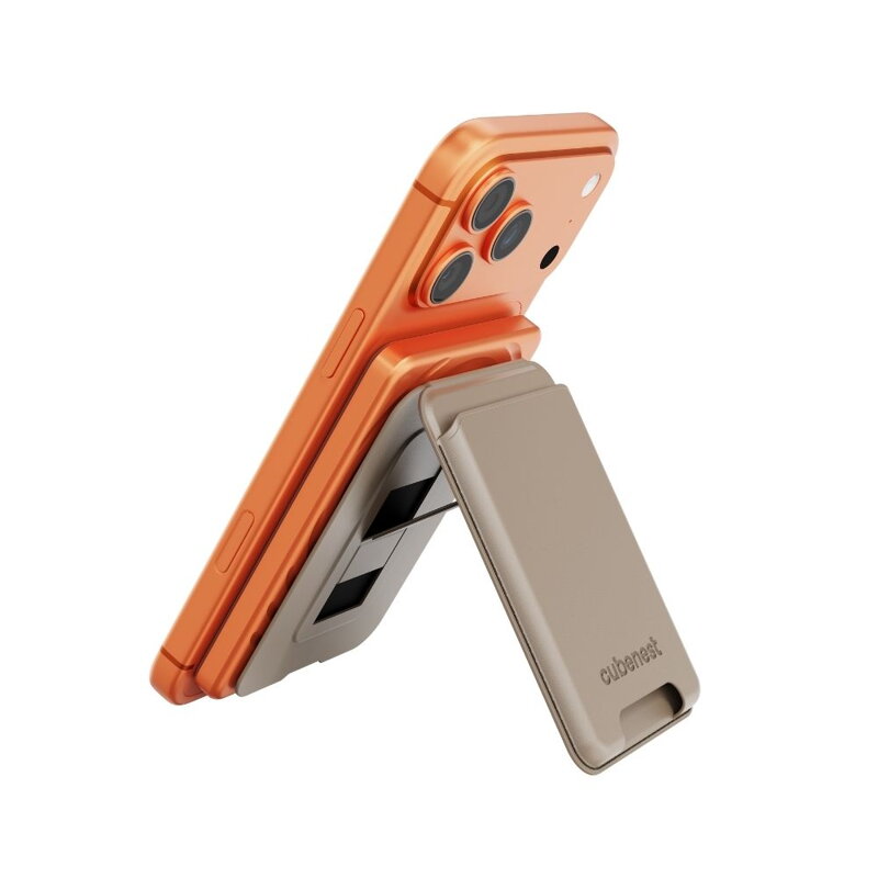 Cubenest Qi2 Magnetická bezdrôtová powerbanka SlimDual 5000 mAh SQ1B3D oranžová