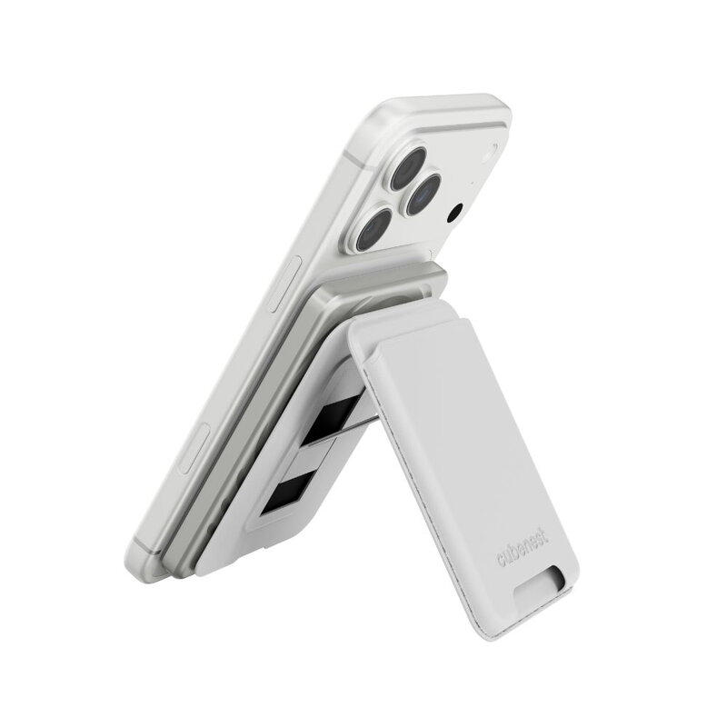 Cubenest Qi2 Magnetická bezdrôtová powerbanka SlimDual 5000 mAh SQ1B3D strieborná