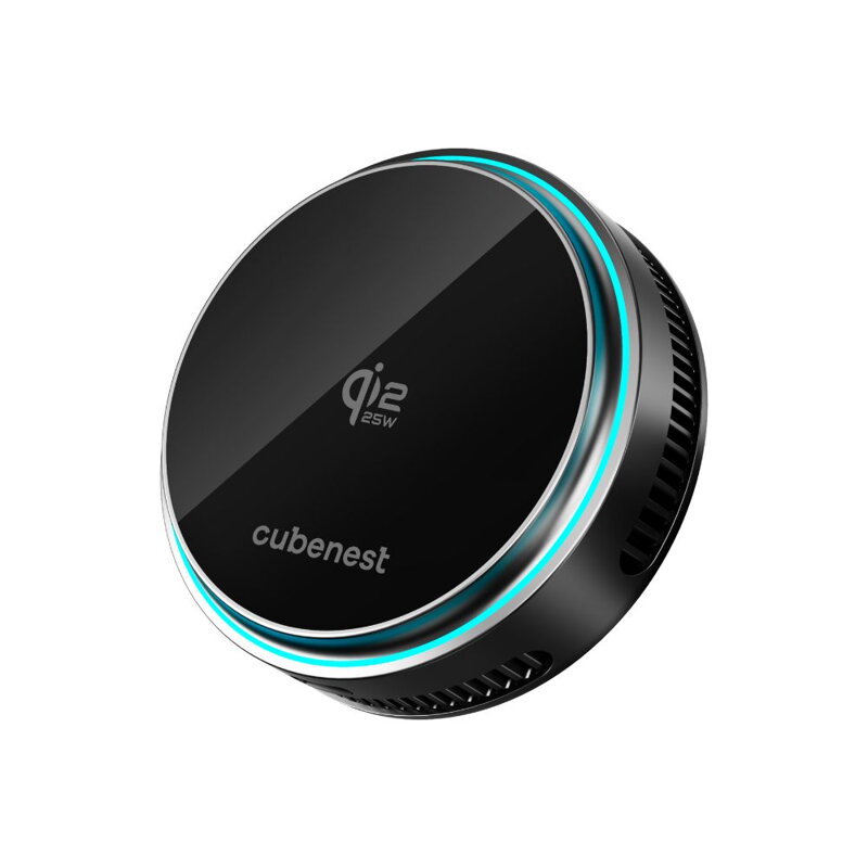 Cubenest Qi2.2 Chladiaca magnetická bezdrôtová nabíjačka do auta SQ1C2
