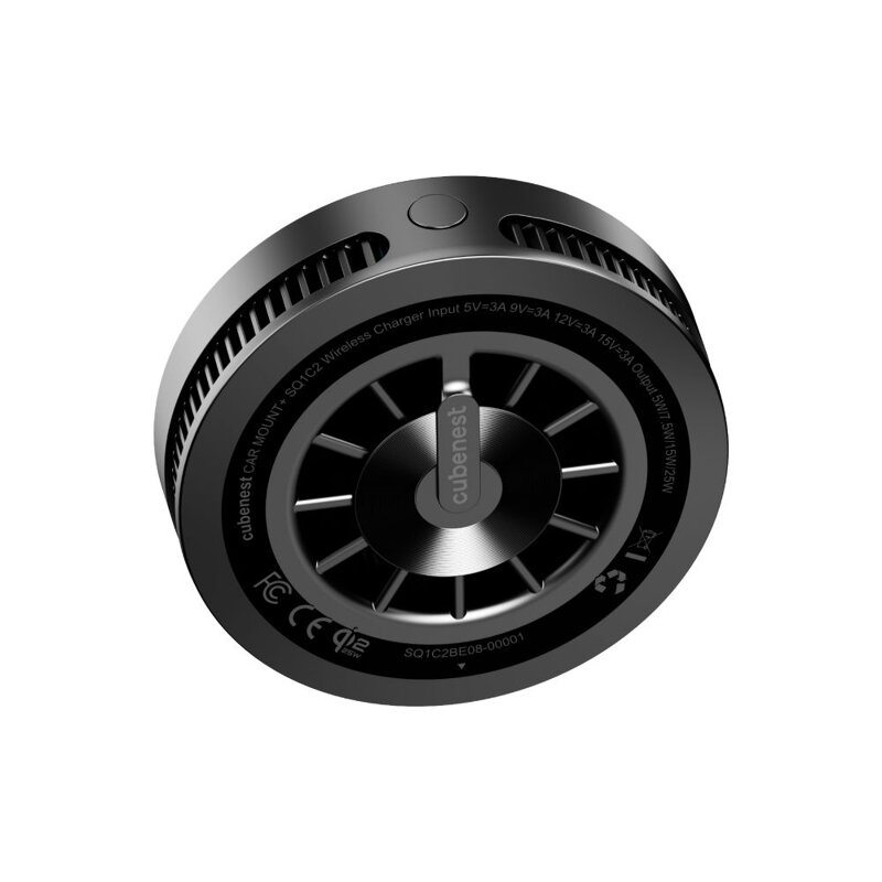 Cubenest Qi2.2 Chladiaca magnetická bezdrôtová nabíjačka do auta SQ1C2