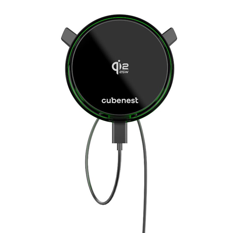 Cubenest Qi2.2 Chladiaca magnetická bezdrôtová nabíjačka do auta SQ1C3