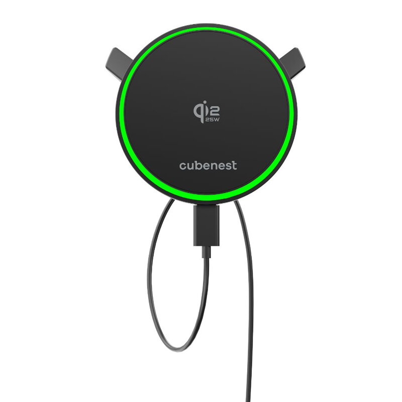 Cubenest Qi2.2 Magnetická bezdrôtová nabíjačka do auta SQ1C4