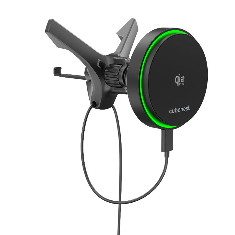 Cubenest Qi2.2 Magnetická bezdrôtová nabíjačka do auta SQ1C4