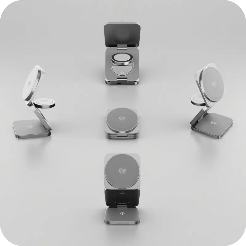 Qi2.2 Skladacia MagSafe nabíjačka 3v1 Qi2.2 Skladacia MagSafe nabíjačka 3v1