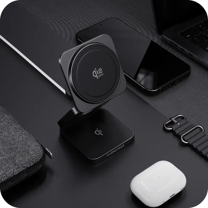 Qi2.2 Skladacia MagSafe nabíjačka 3v1 Qi2.2 Skladacia MagSafe nabíjačka 3v1