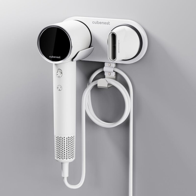 Cubenest Magnetický držiak na fén SwiftDry SDHD01 biely
