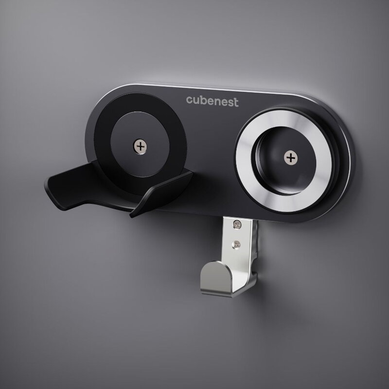 Cubenest Magnetický držiak na fén SwiftDry SDHD01 sivý