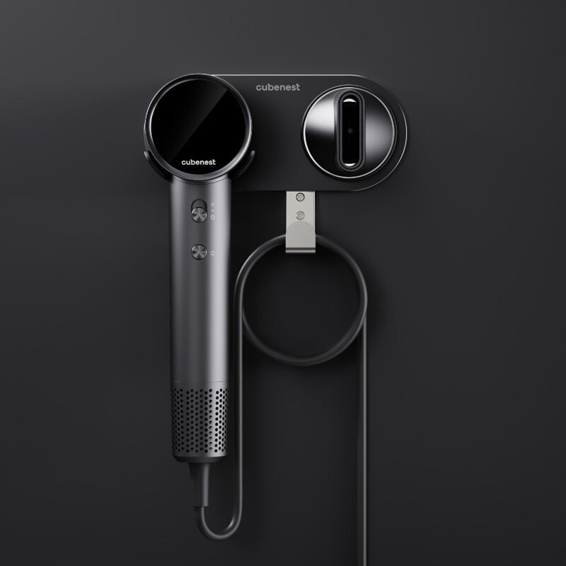 Cubenest Magnetický držiak na fén SwiftDry SDHD01 sivý