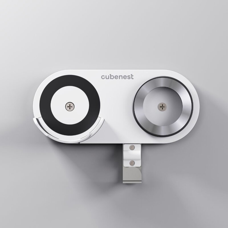 Cubenest Magnetický držiak na fén SwiftDry SDHD01 biely