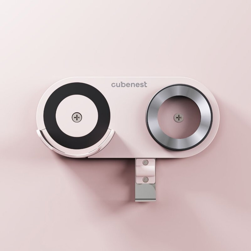 Cubenest Magnetický držiak na fén SwiftDry SDHD01 ružový