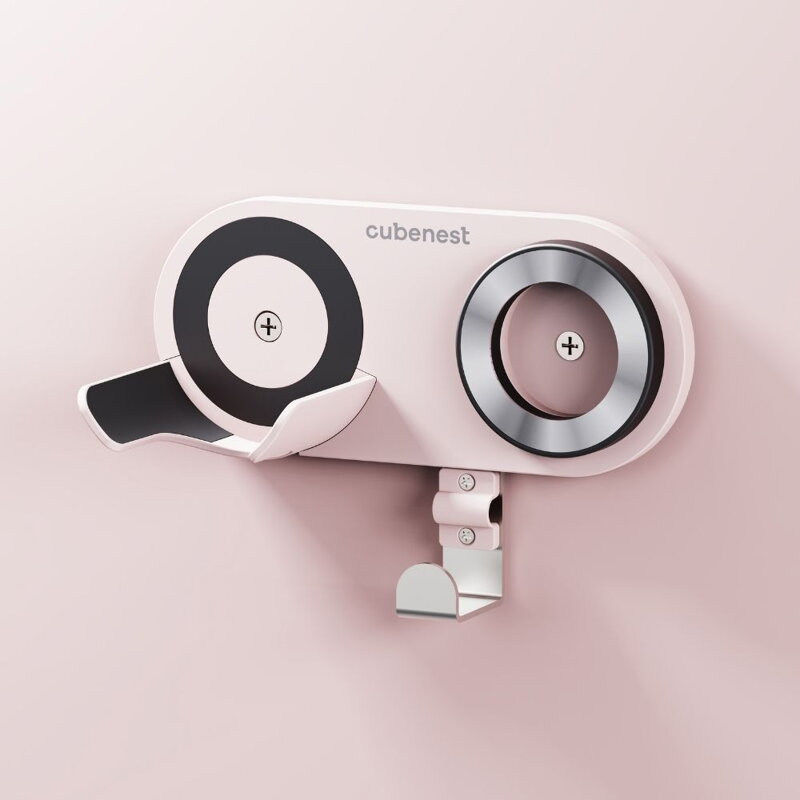 Cubenest Magnetický držiak na fén SwiftDry SDHD01 ružový