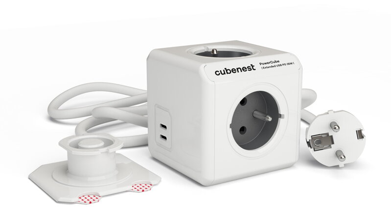 Cubenest PowerCube Extended USB C+C PD 35 W 1,5 m