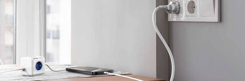 Cubenest PowerCube Extended USB A+C PD 20 W 1,5 m modrá