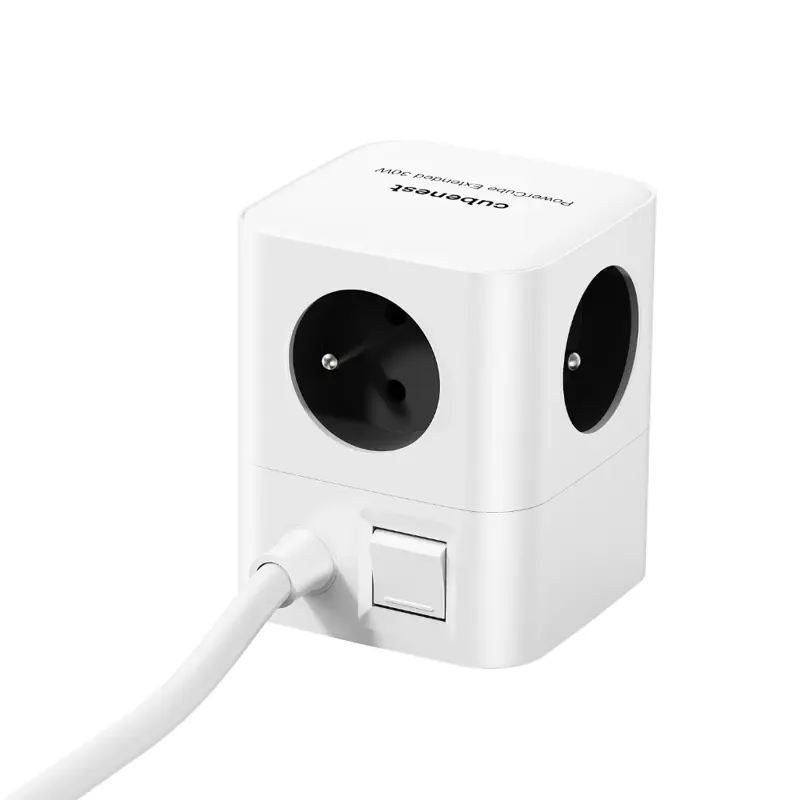 Cubenest PowerCube Extended USB A+C PD 30 W 1,5 m šedá
